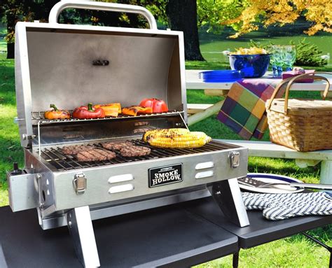 The heat spreads across 285 square inches of cooking space, large enough to <b>grill</b> 18 burgers at once!. . Best camping grill